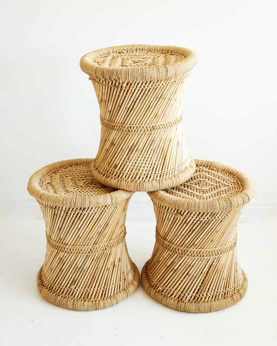 Load image into Gallery viewer, The Gerdu Bamboo Jute Stool
