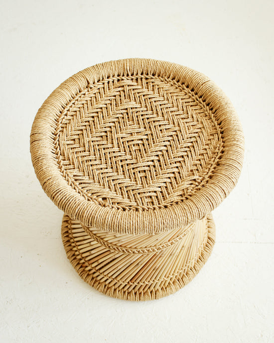 Load image into Gallery viewer, The Gerdu Bamboo Jute Stool
