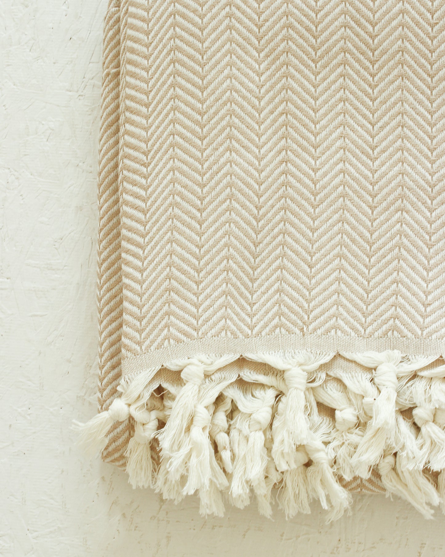 XL Turkish Wavy Throw // Natural