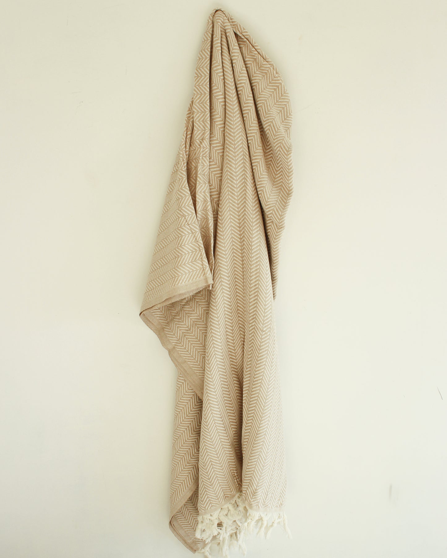 XL Turkish Wavy Throw // Natural