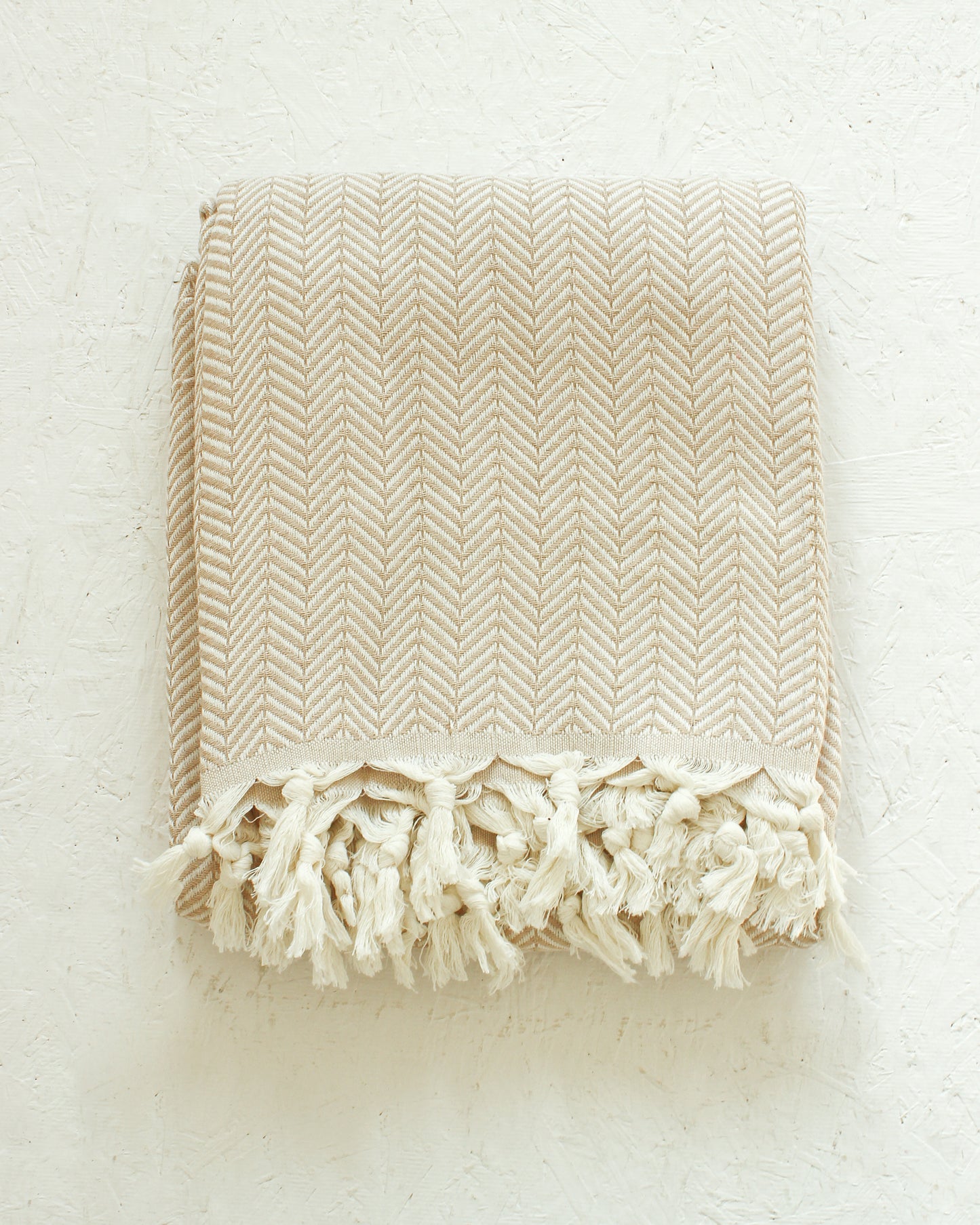 XL Turkish Wavy Throw // Natural
