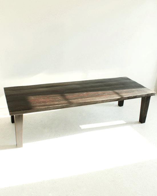 THE GERDU - Matt Black Reclaimed Wood Coffee Table