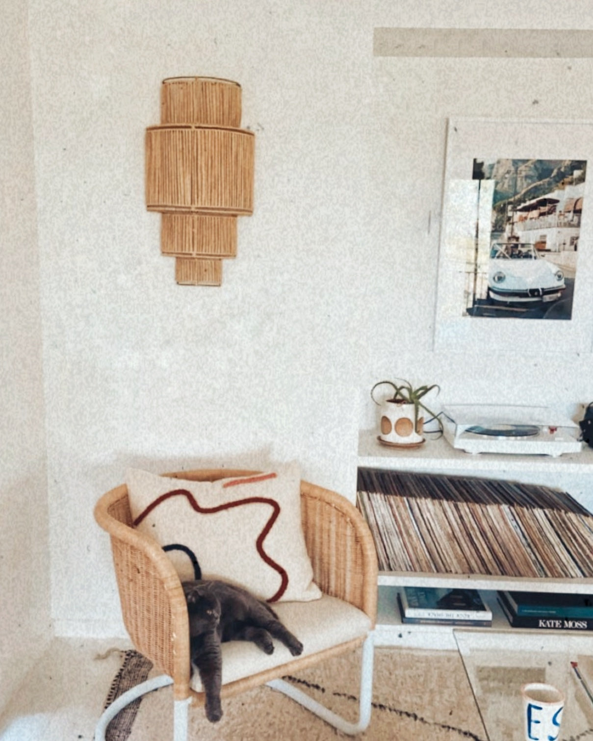 Raffia Sconce / Wall Lamp // Style II