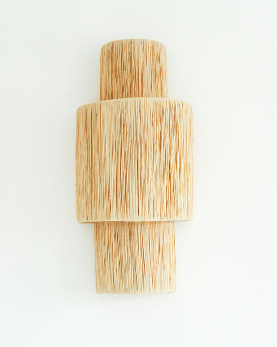 Raffia Sconce / Wall Lamp // Style II