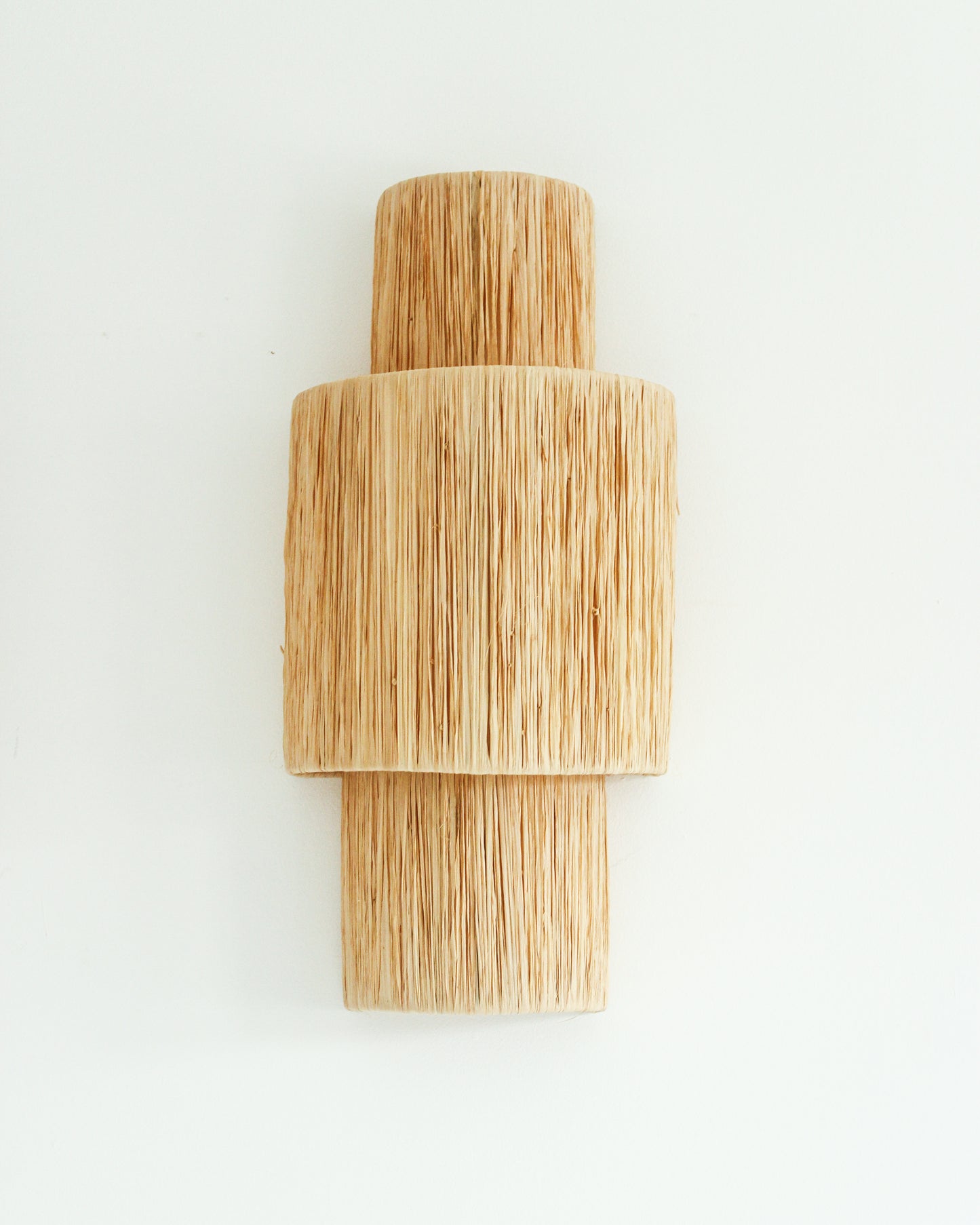 Raffia Sconce / Wall Lamp // Style II
