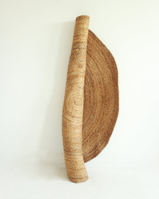 Round Jute Rug // NATURAL