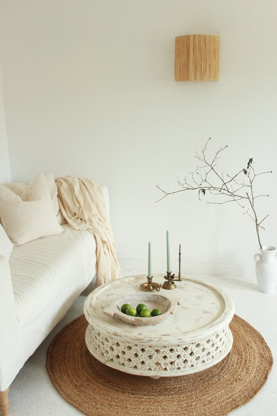 Load image into Gallery viewer, Round Jute Rug // NATURAL
