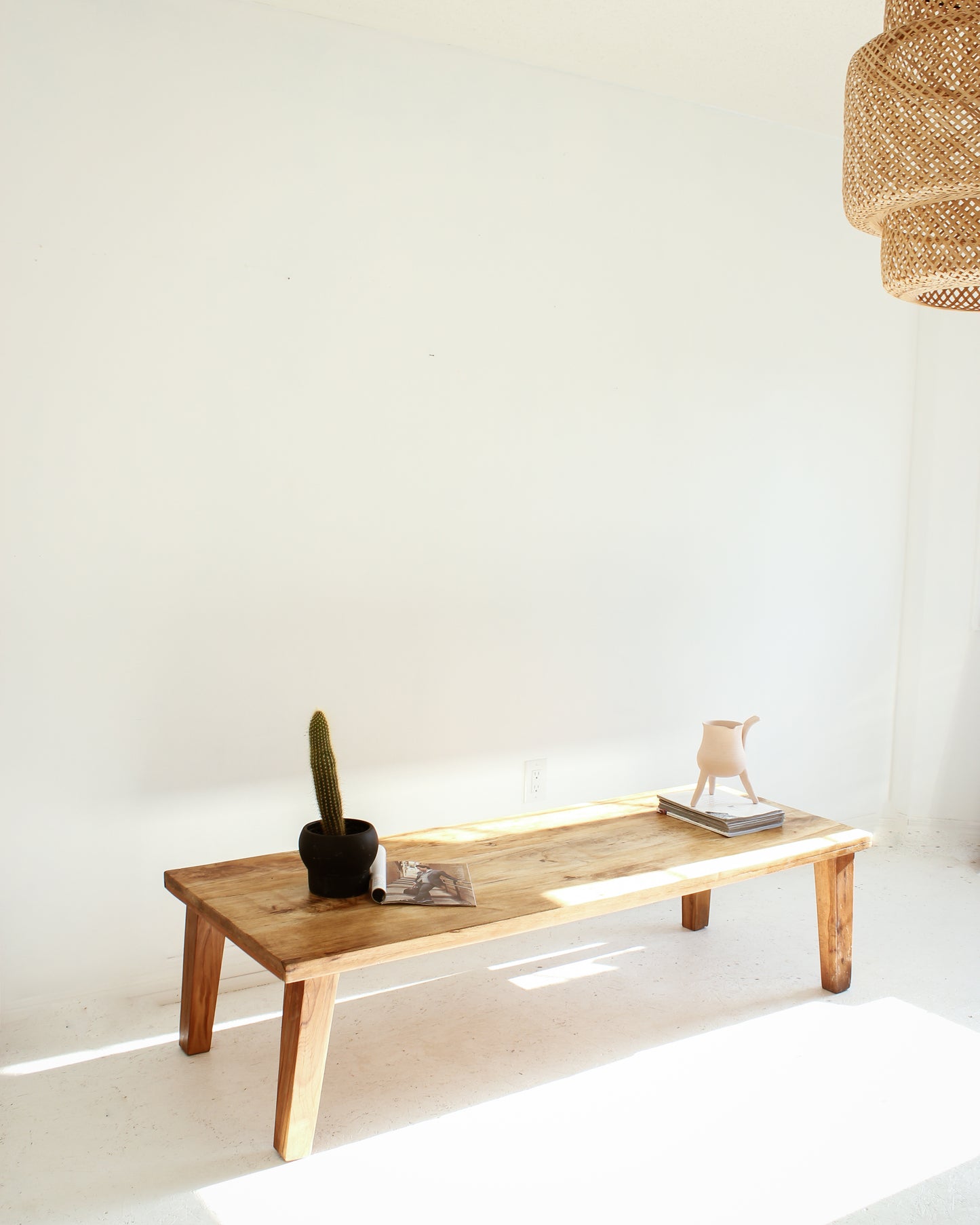 THE GERDU - Natural Reclaimed Wood Loft Coffee Table