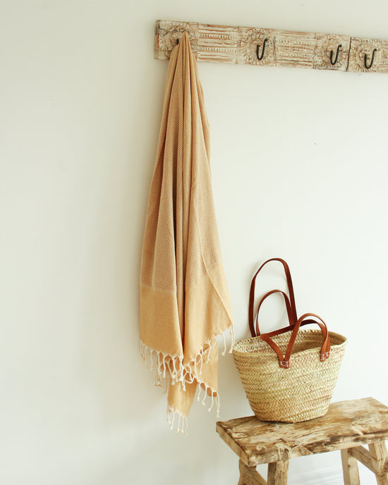 SAHARA Turkish Towel // Light Mustard