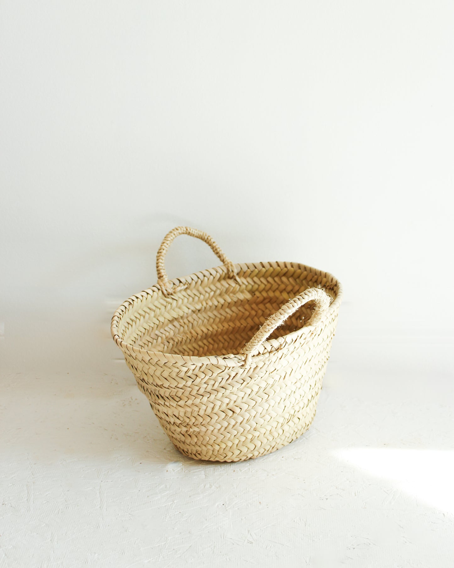 Handwoven Moroccan Mini Beldi Basket
