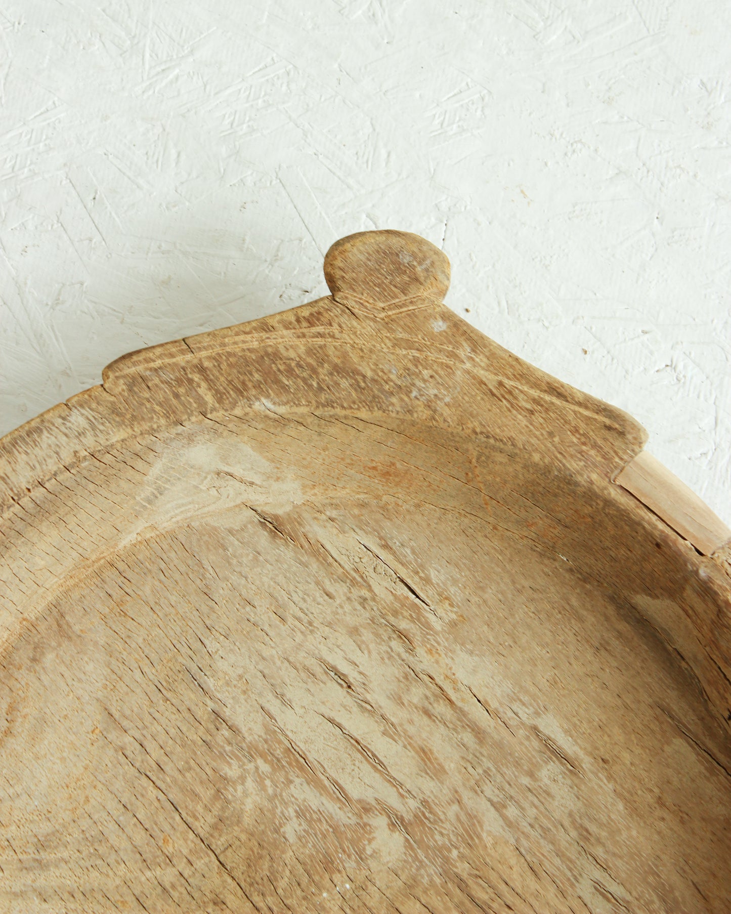 Rustic Bleached Antique Wooden Tray / LARGE // PARAT