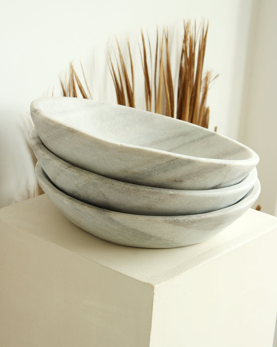 Earthy Marble Plate // Large
