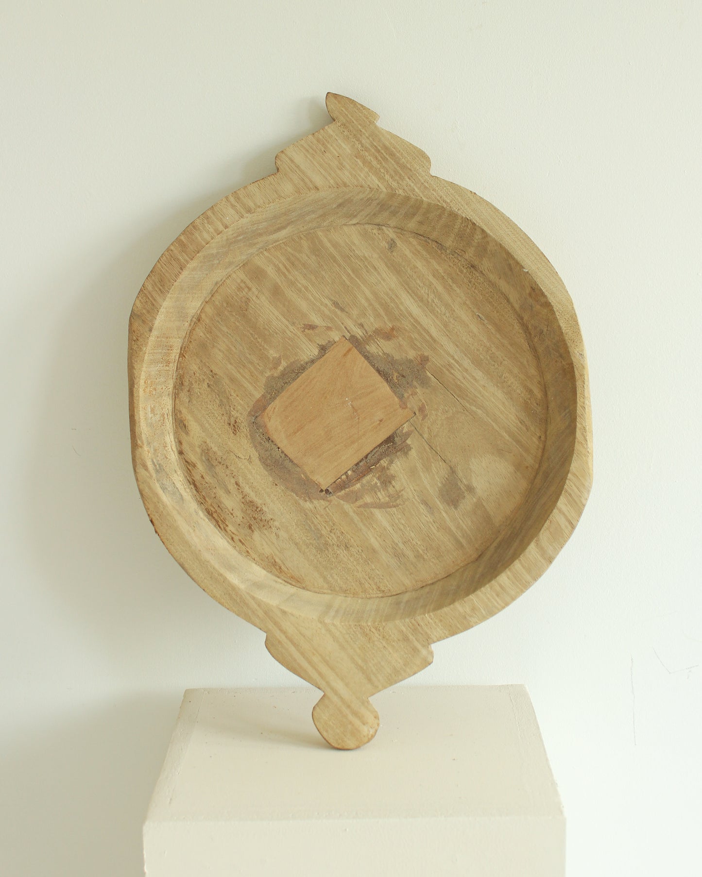 Rustic Bleached Antique Wooden Tray / LARGE // PARAT