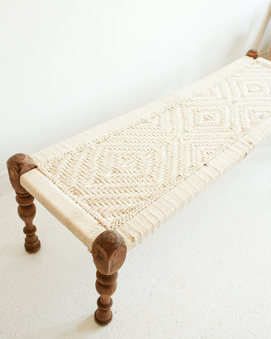 Load image into Gallery viewer, Indian Charpoi Daybed / Bench // Large
