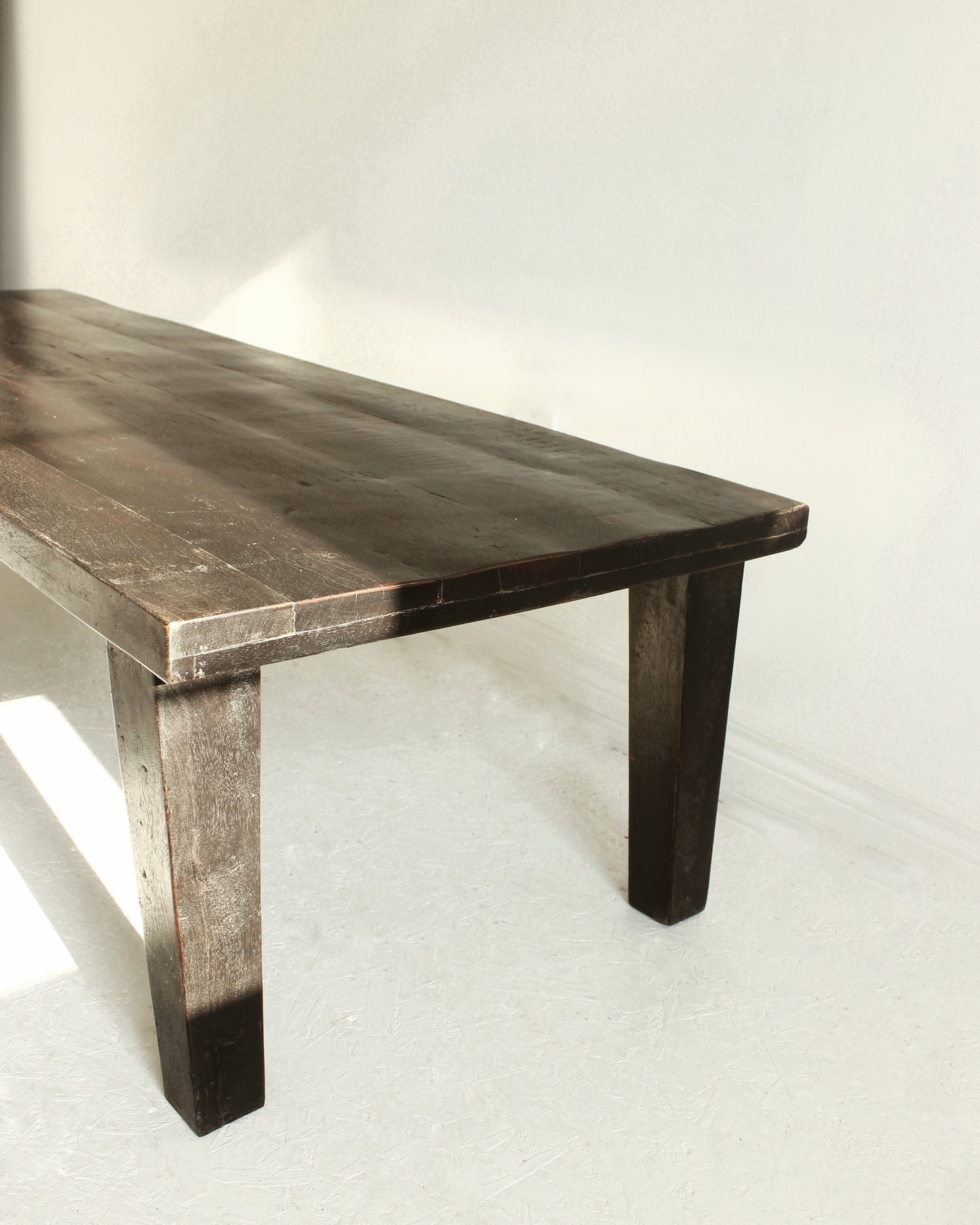 THE GERDU - Matt Black Reclaimed Wood Coffee Table