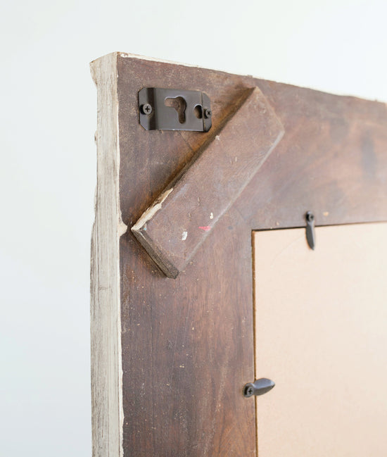 Load image into Gallery viewer, THE GERDU - hand carved white wash extra large wall mirror 
