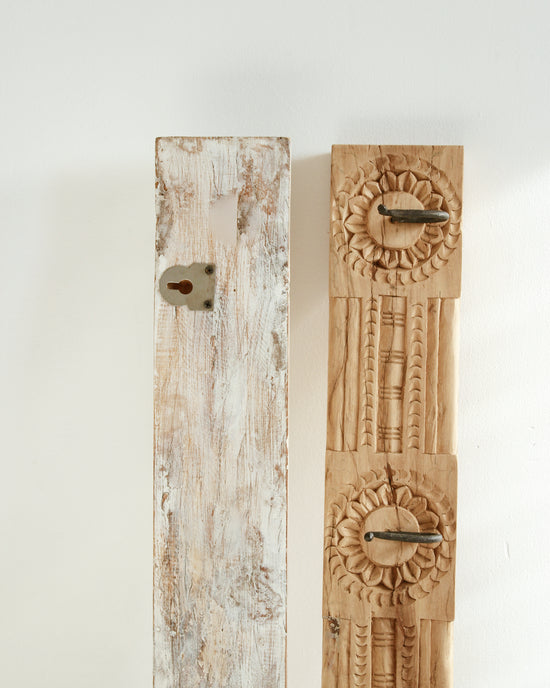 White Wooden Wall Hook