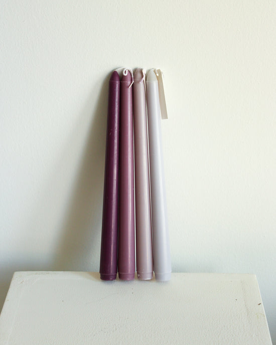 Load image into Gallery viewer, Hand Poured Scented Taper Candles // ROYAL MIX
