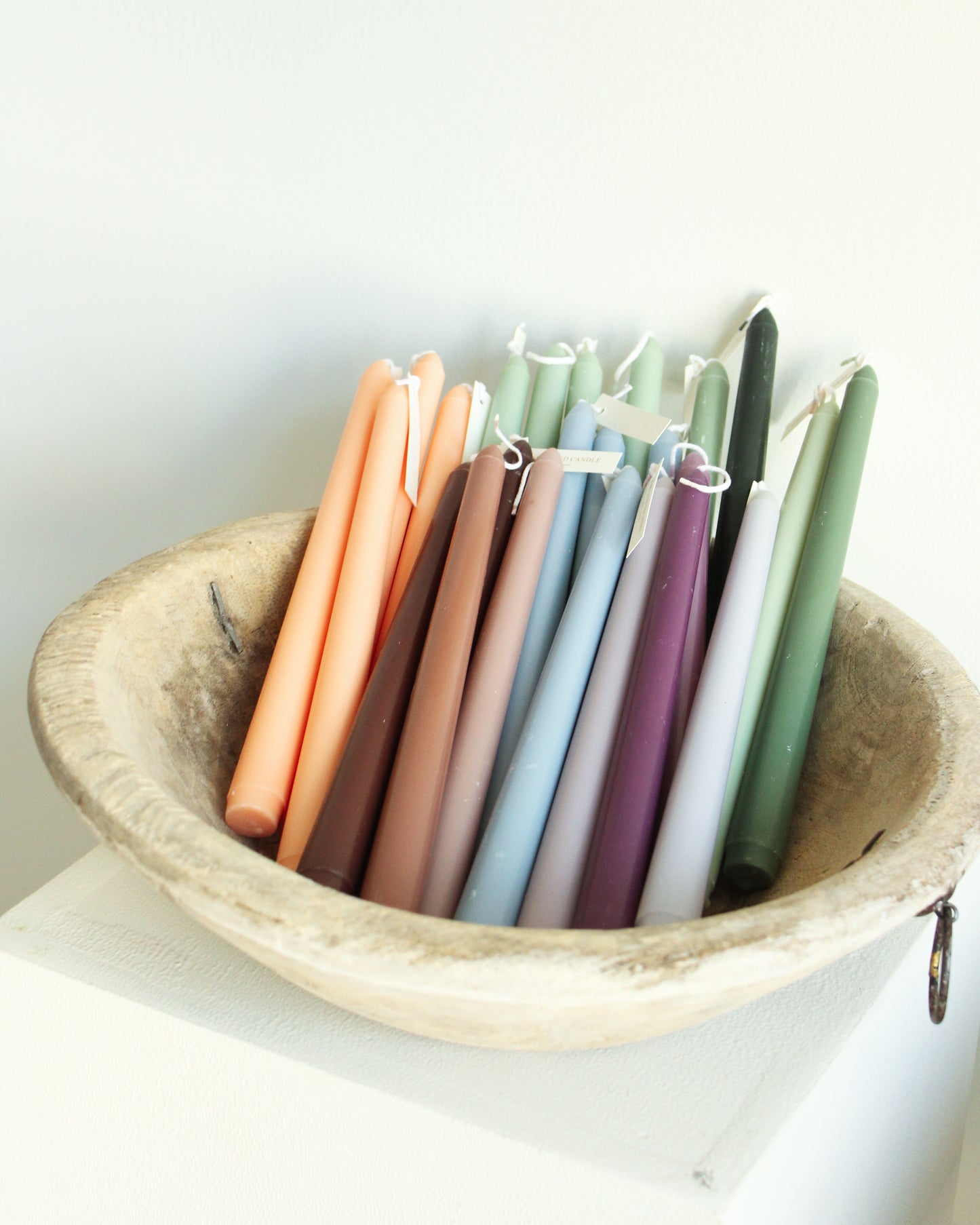 Hand Poured Scented Taper Candles // ROYAL MIX