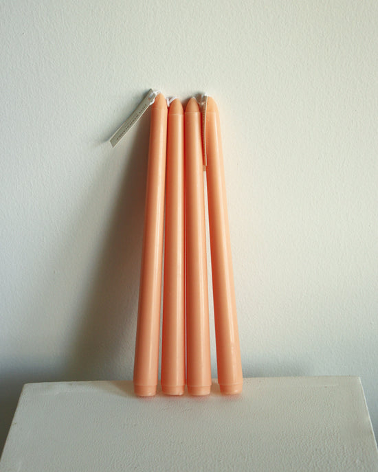 Hand Poured Scented Taper Candles // CHAMPAGNE