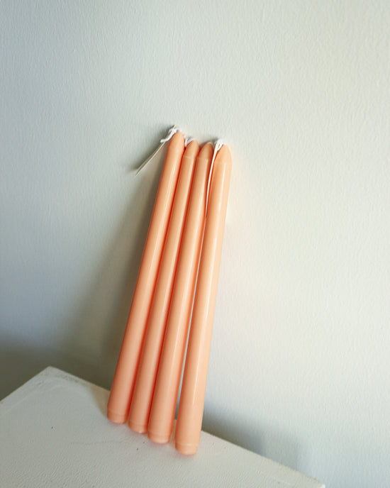 Load image into Gallery viewer, Hand Poured Scented Taper Candles // CHAMPAGNE
