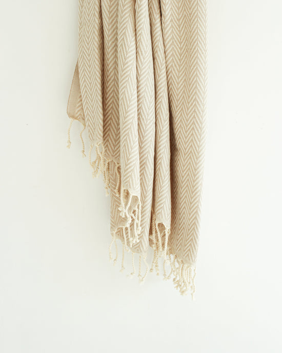 Load image into Gallery viewer, SAND Hammam Turkish Towel // Natural
