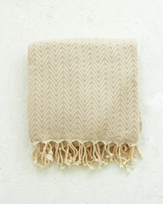 Load image into Gallery viewer, SAND Hammam Turkish Towel // Natural
