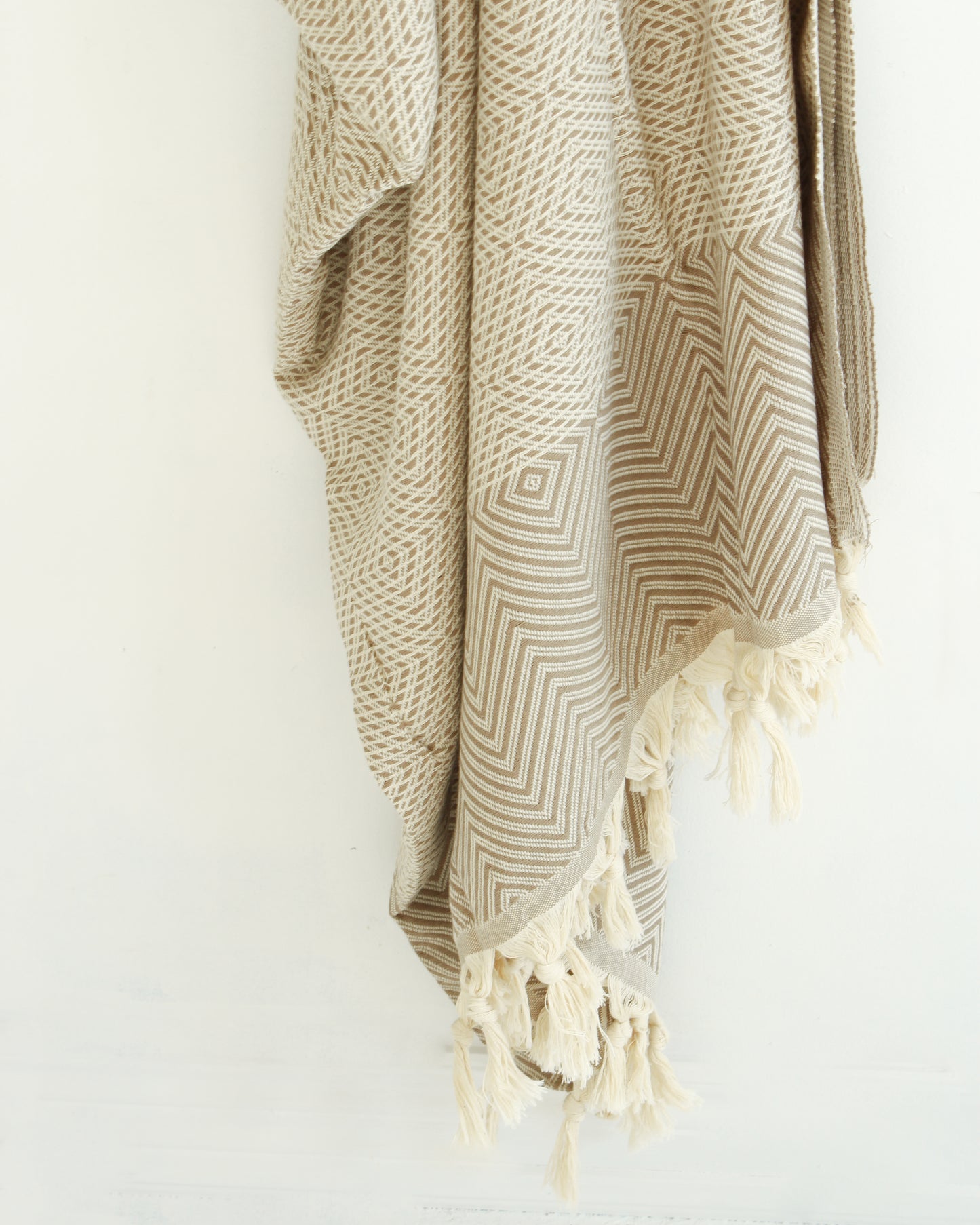 XL Turkish Diamond Throw // Desert Sand