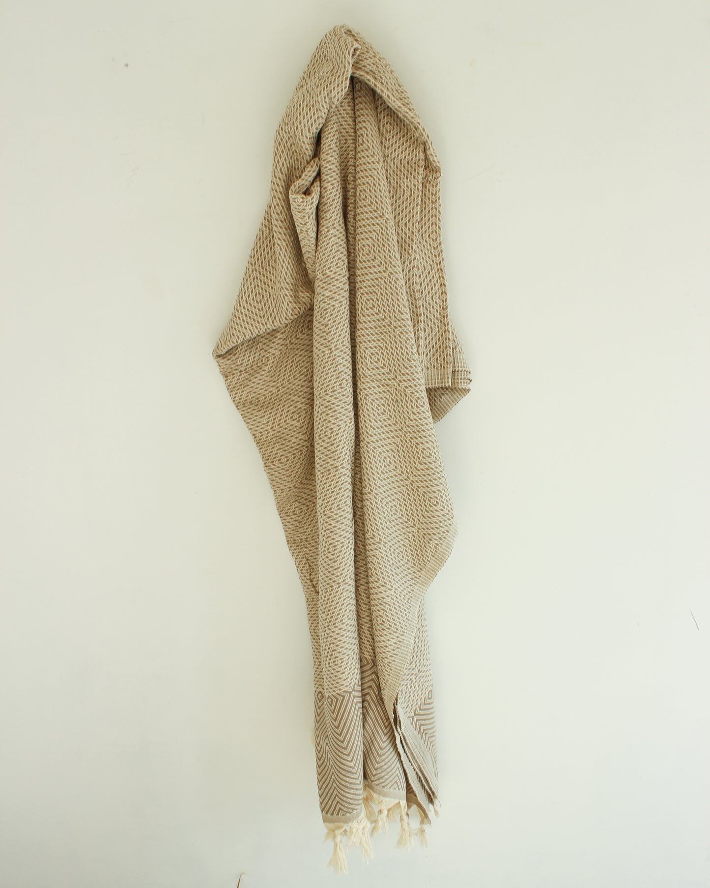 XL Turkish Diamond Throw // Desert Sand