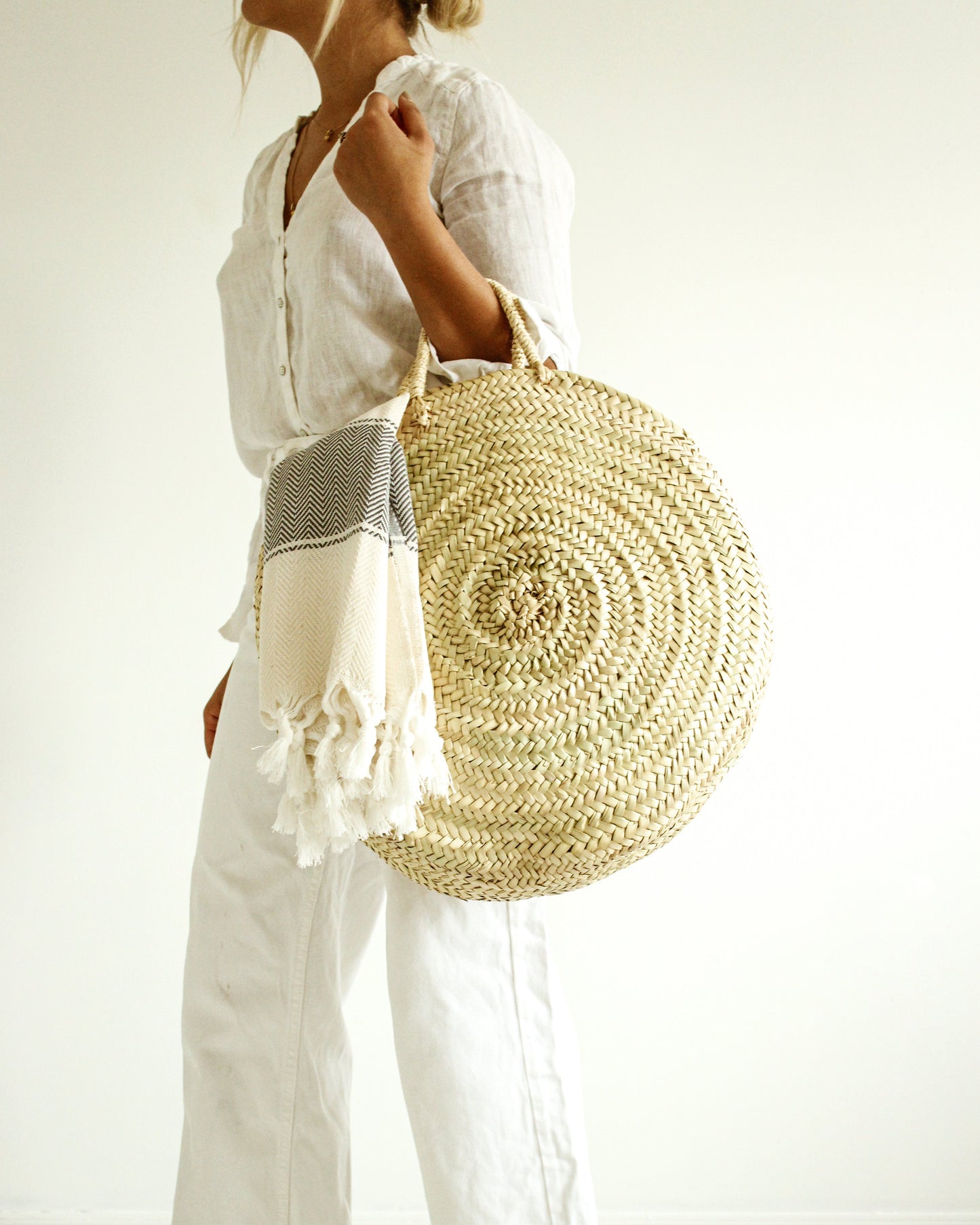 THE GERDU - Moroccan Round Basket