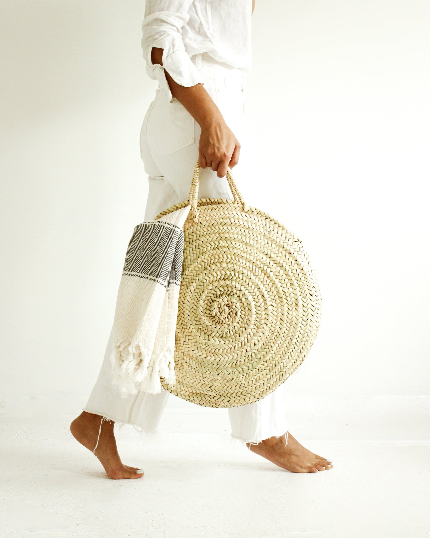 THE GERDU - Moroccan Round Basket