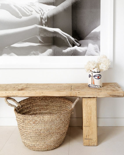 Load image into Gallery viewer, Handwoven Moroccan Palm Basket // Large
