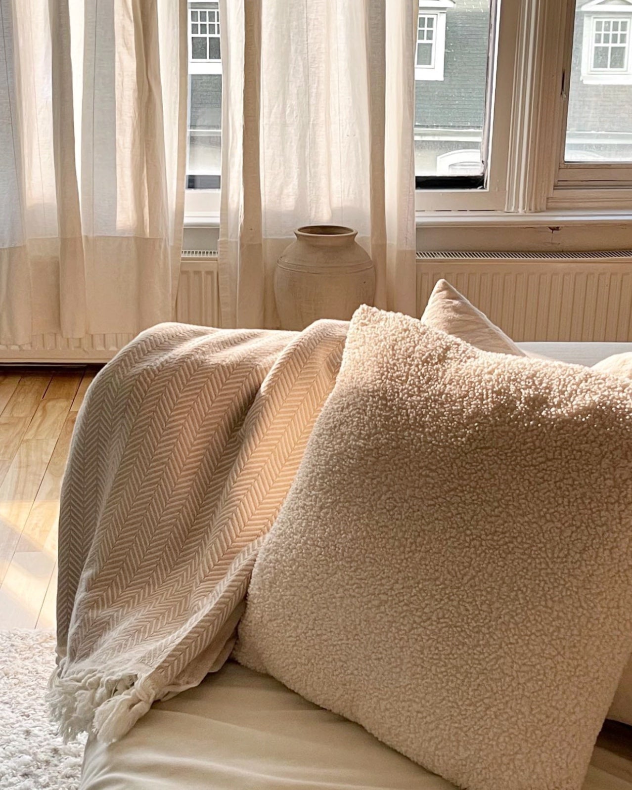 Cozy Boucle Cushion Covers // TEDDY