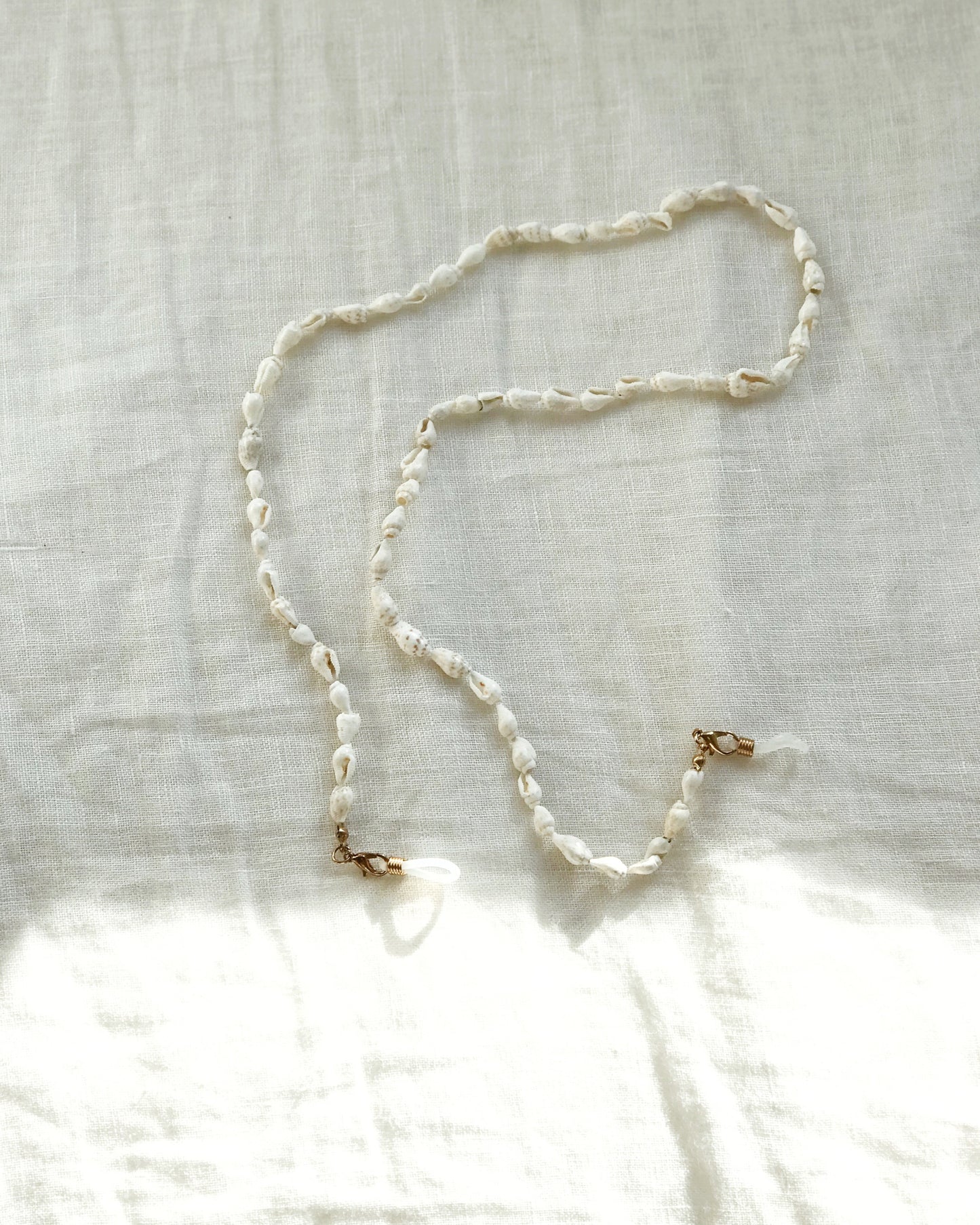 White Shell Sunglasses Necklace