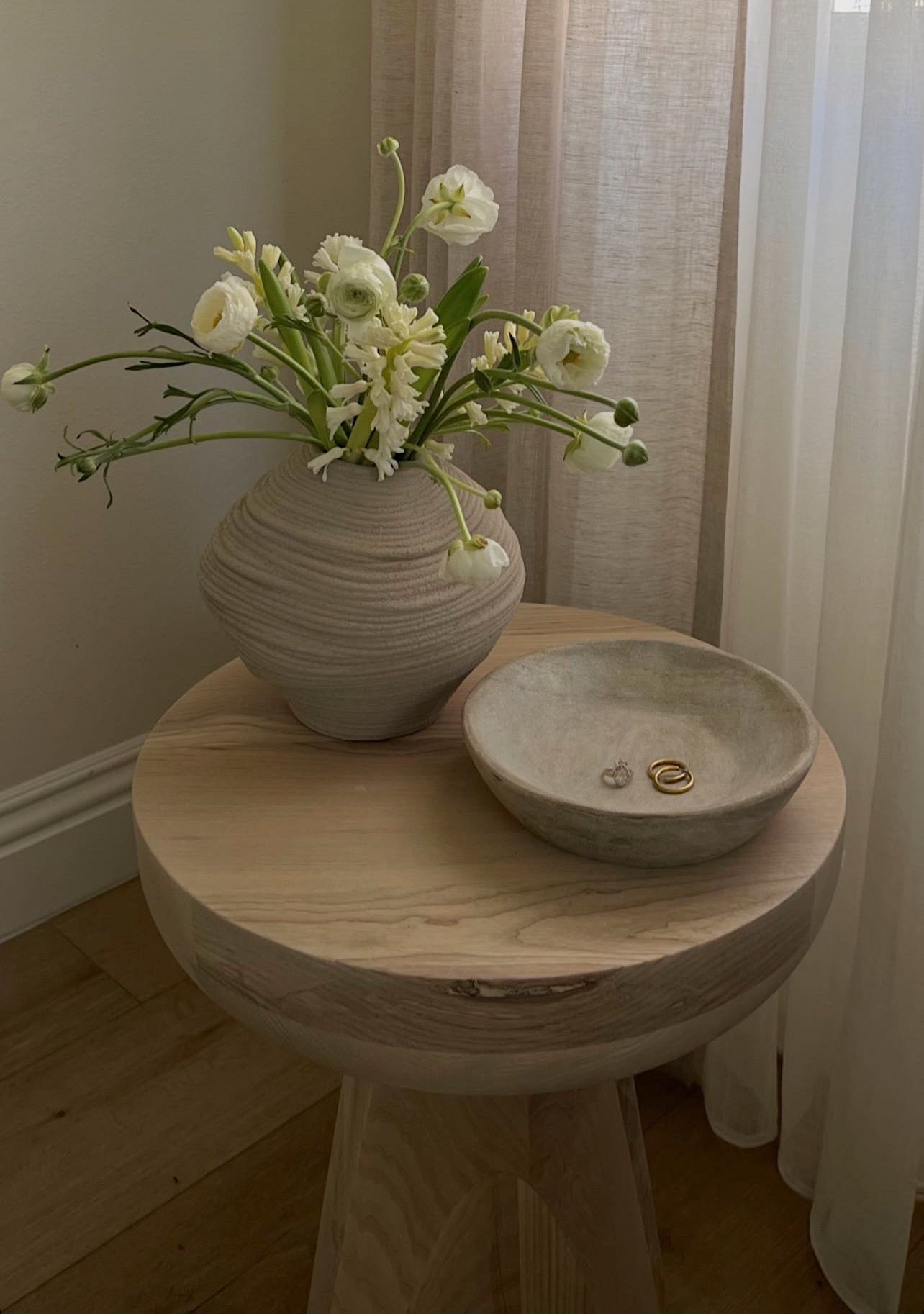 Earthy Marble Plate // Medium
