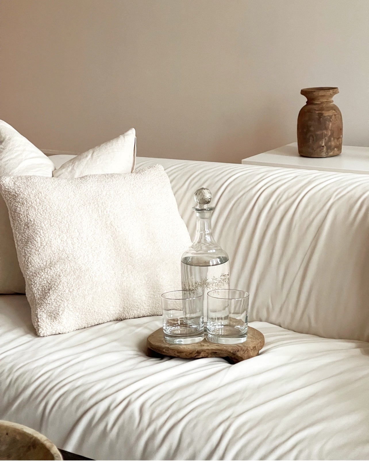 Cozy Boucle Cushion Covers // TEDDY