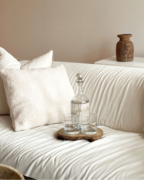 Cozy Boucle Cushion Covers // TEDDY