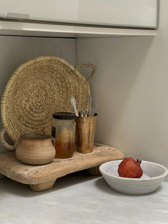 Load image into Gallery viewer, Handmade Vintage Brass Cup // Lassi Cup

