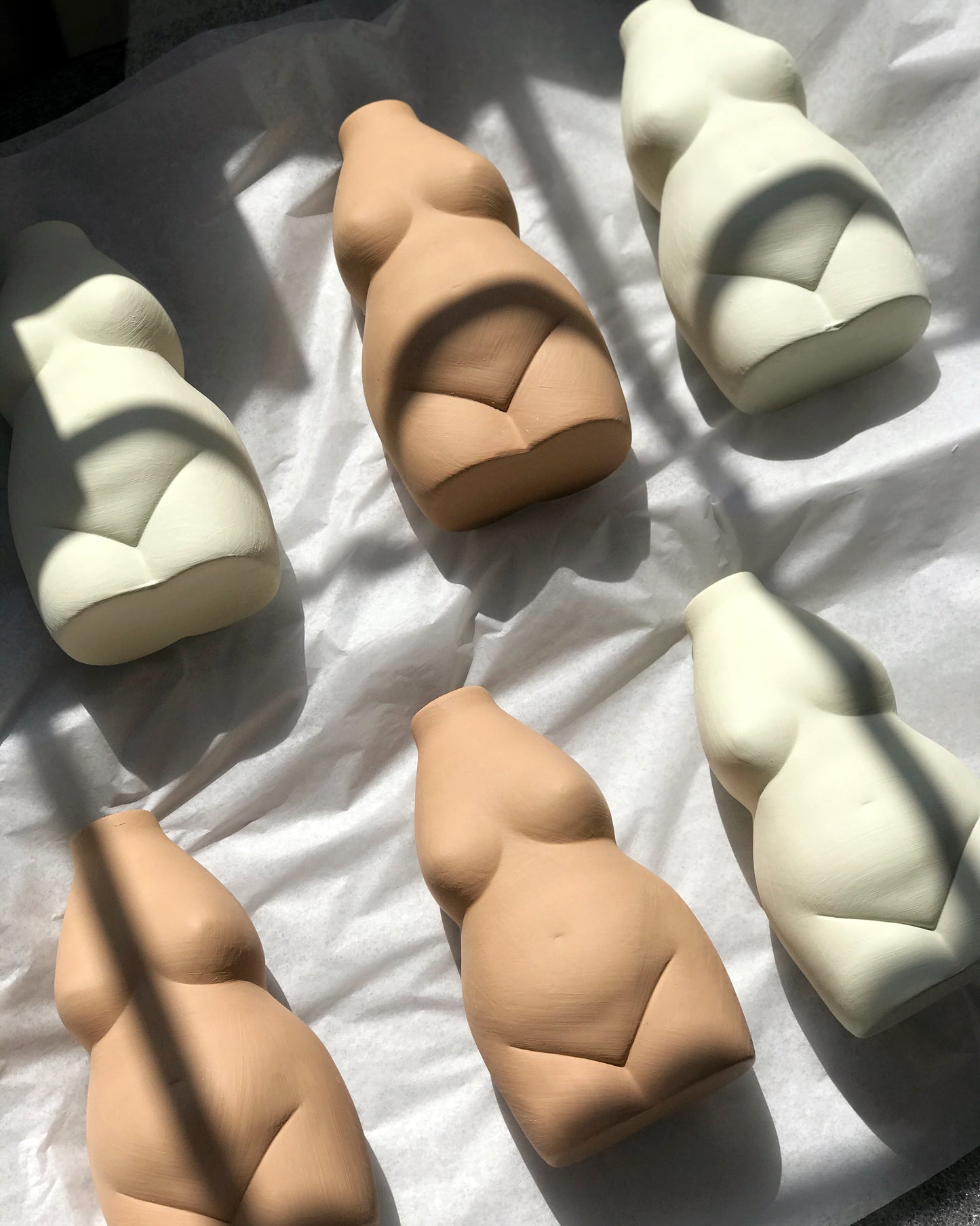 Female Body Ceramic Vase