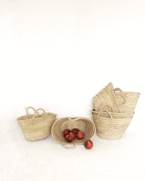 Handwoven Moroccan Mini Beldi Basket