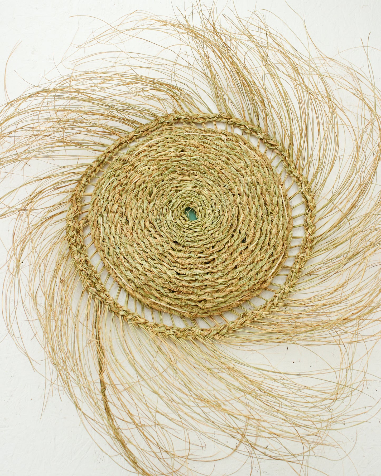Seagrass Mirror With Fringes // SUN