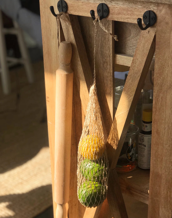 Load image into Gallery viewer, woven jute fruit bag
